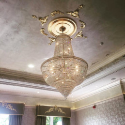 Gold leaf moulds, hotel ceilings, polished plaster, venetian plaster Ireland.